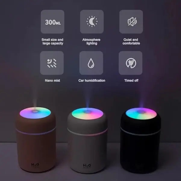Small Aroma Mist Humidifier with LED Light | Aervia Aervia